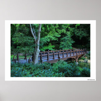 Poster Bank Rock Bridge, Central Park, New York City