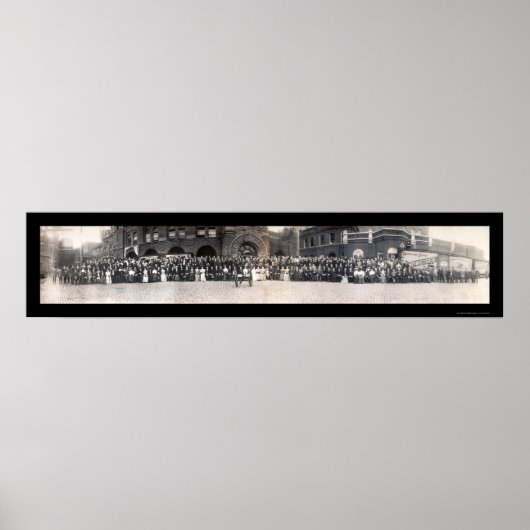 Poster Bankers & Budweiser Photo 1906 (Devant)