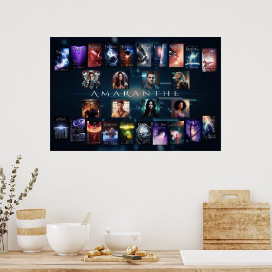 Poster Bannière Amaranthe - 3ftx2ft (Cuisine)