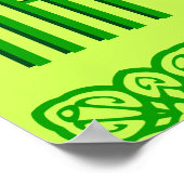 Poster Bannière animée de la Saint Patrick (Coin)
