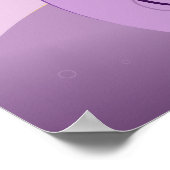 Poster Bannière Anniversaire de Purple Swirls (Coin)