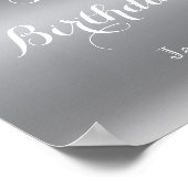 Poster Bannière Aqua & Étoile de Mer Argentée pour Sweet  (Coin)