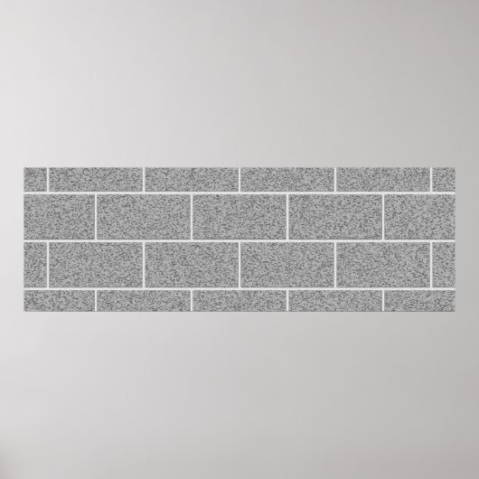 Poster Bannière arrière - plan texture brique (Devant)