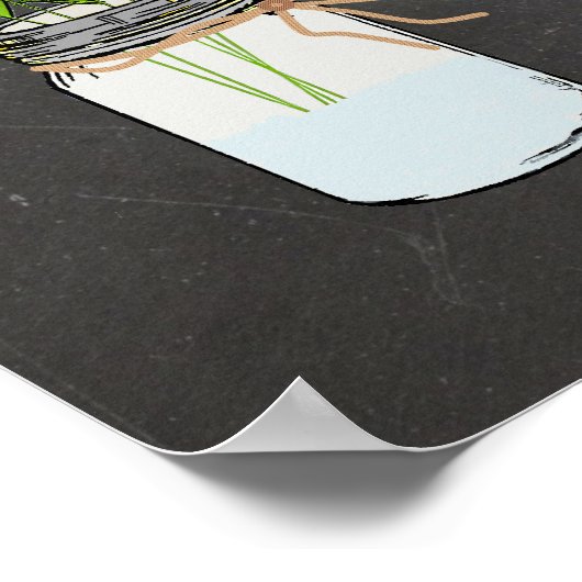 Poster Bannière baby shower (Coin)