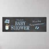 Poster Bannière baby shower (Devant)