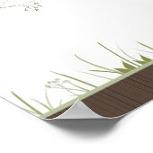 Poster Bannière baby shower avec cerf (Coin)