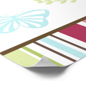 Poster Bannière Baby shower de jardin Alexis (Coin)