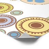 Poster Bannière Baby shower Monstres de Pékin (Coin)