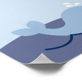 Poster Bannière Baby shower nautique Ahoy Mate (Coin)