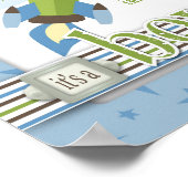 Poster Bannière Baby shower Spacilier & Stars (Coin)