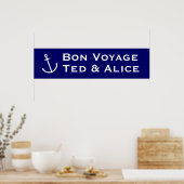 Poster Bannière Bon Voyage (Cuisine)