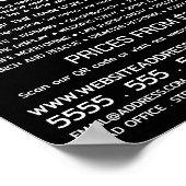 Poster Bannière Collage de drones, société de location de (Coin)