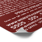 Poster Bannière Collage de drones, société de location de (Coin)