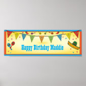 Poster Bannière d'affiche mexicaine Fiesta (Devant)