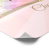 Poster Bannière d'anniversaire Licorne | Licorne baby sho (Coin)