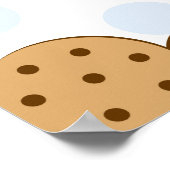 Poster Bannière de Baby shower de biscuits et de lait (Coin)