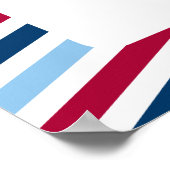 Poster Bannière de Baby shower de courrier vintage (Coin)