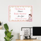 Poster Bannière de Baby shower personnalisée (Bureau à domicile)
