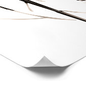 Poster Bannière de couronne de branches et de brindilles  (Coin)