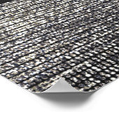 Poster Bannière de fête à paillettes Modern Glam Silver S (Coin)