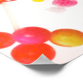 Poster Bannière de fête d'anniversaire Candyland Bonbons (Coin)