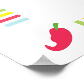 Poster Bannière de fête d'anniversaire de la fête mexicai (Coin)