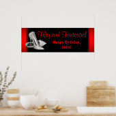 Poster Bannière de fête d'anniversaire de la Parties scin (Cuisine)