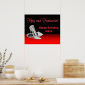 Poster Bannière de fête d'anniversaire de la Parties scin (Cuisine)