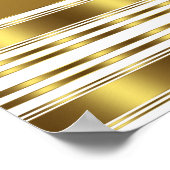 Poster Bannière de fête d'anniversaire Elegant Gold High  (Coin)