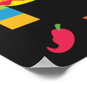 Poster Bannière de fête d'anniversaire mexicaine (Coin)