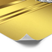 Poster Bannière de fête d'anniversaire pour adultes (Coin)