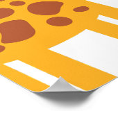 Poster Bannière de la fête des animaux de la jungle migno (Coin)