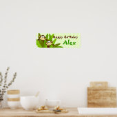 Poster Bannière de la fête des singes (Cuisine)