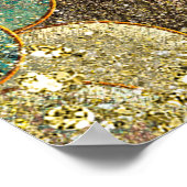 Poster Bannière de la Parties scintillant multicolore des (Coin)