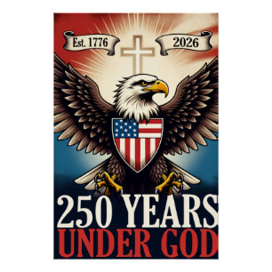 Poster Bannière de l'aigle de l'indépendance 250