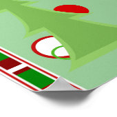 Poster Bannière de Noël Joyeux Personnalisé (Coin)