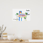 Poster Bannière de réception de mariage personnalisée à L (Cuisine)