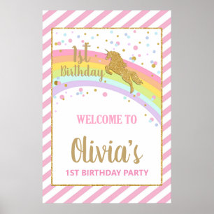 Poster Bannière de retour de fête d'anniversaire de licor