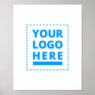 Poster Bannière de votre texte ou logo ici customisé