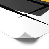 Poster Bannière Drapeau Brun Belgique (Coin)