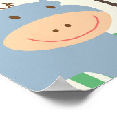 Poster Bannière du Baby shower de la Jungle 12x36 (Coin)