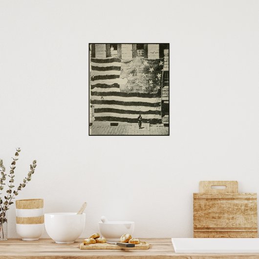 Poster Bannière étoilée, drapeau de la Grande garnison (Cuisine)