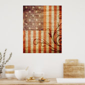 Poster Bannière étoilée Vintage (Cuisine)