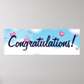 Poster Bannière Félicitations (Devant)