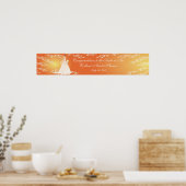 Poster Bannière Fête des mariées tendance (Cuisine)