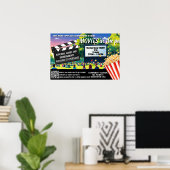 Poster Bannière 'Films dans le parc' code qr (Bureau à domicile)