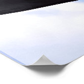 Poster Bannière intérieure Ciel bleu personnalisé (Coin)