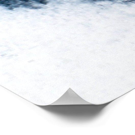 Poster Bannière murale de l'encre noire (Coin)