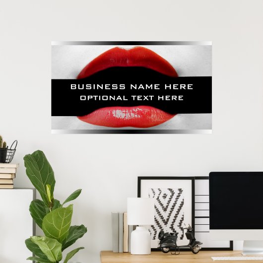 Poster Bannière Pour Le Commerce Cométique (Bureau à domicile)