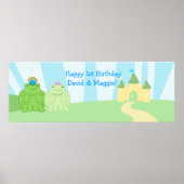 Poster Bannière Prince et Princesse Customisée (Devant)